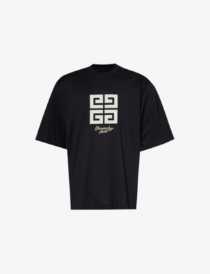 GIVENCHY: 4G logo-appliqué cotton-jersey T-shirt