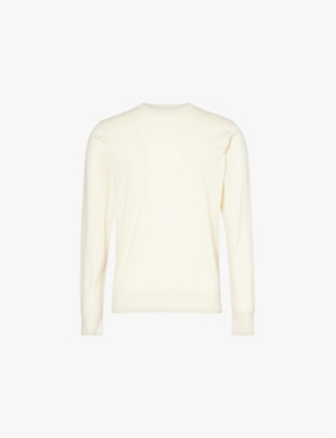 GIVENCHY: Crewneck ribbed-trim cotton and silk jumper