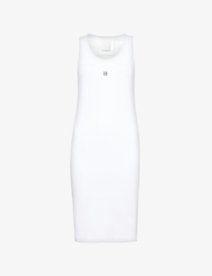 GIVENCHY: 4G logo-plaque stretch-cotton jersey mini dress