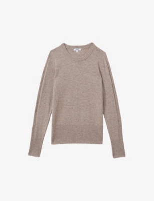 REISS: Annie round-neck wool-blend jumper