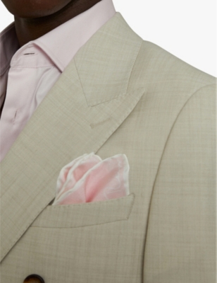 REISS: Liam polka-dot silk pocket square