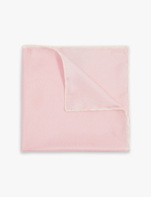 REISS: Liam polka-dot silk pocket square