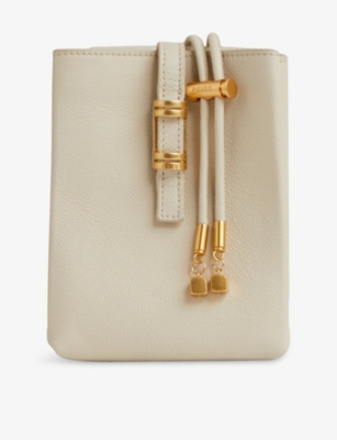 REISS: Vienna leather phone pouch