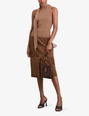 REISS: Vienna leather phone pouch