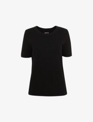 WHISTLES: Rosa double-trim cotton T-shirt
