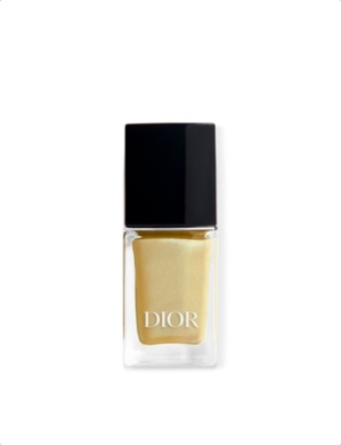 Dior 204 Lemon Glow Vernis Nail Polish In White