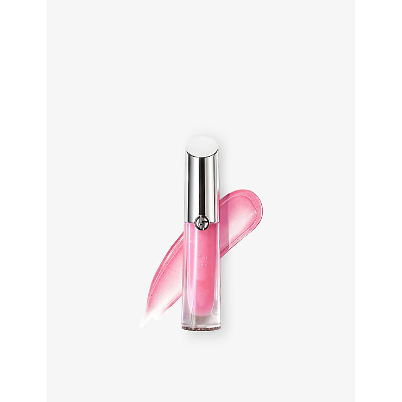 Shop Giorgio Armani 05 Rosy Beam Prisma Glass Lip Gloss