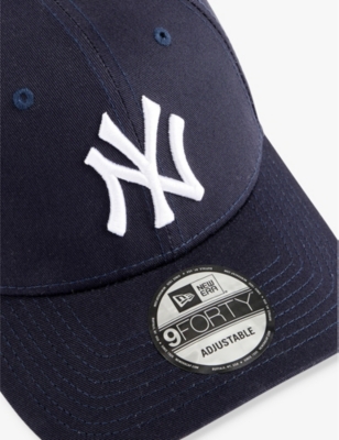 Shop New Era Men's Navy 9forty New York Yankees Cotton Cap