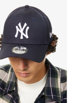 Shop New Era Men's Navy 9forty New York Yankees Cotton Cap