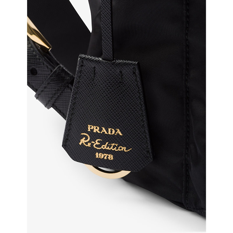 Shop Prada Re-edition 1978 Re-nylon Small Recycled-polyamide Backpack In Black
