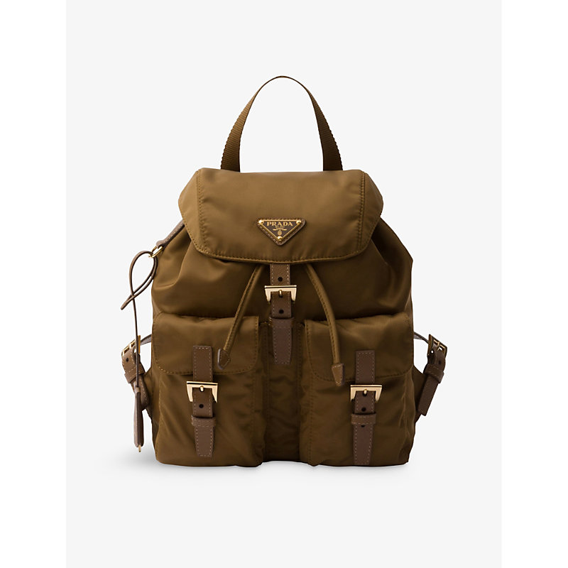 Prada Re-edition 1978 Small Re-nylon Backpack In Brown
