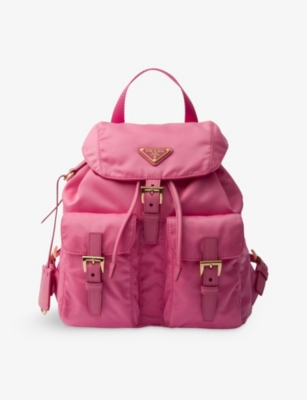 Prada Womens Pink Re-edition 1978 Re-nylon Small Recycled-polyamide Backpack