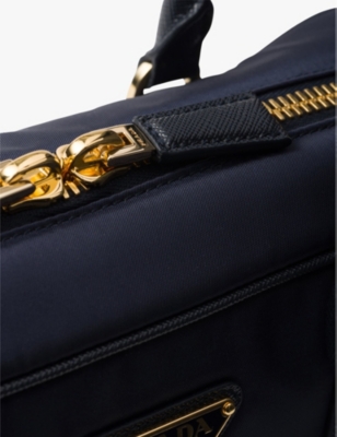 Prada Womens Blue Re-edition 1978 Re-nylon Medium Recycled-polyamide Top-handle Bag In Blue