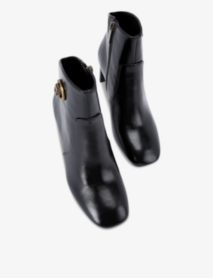 Kurt Geiger Chelsea Square Toe Bootie In Black