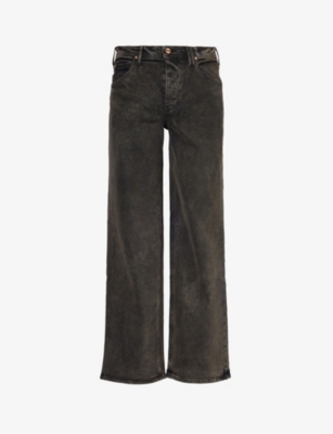 Shop Vayder Men's Dawson Wide-leg Regular-fit Stretch-denim Jeans