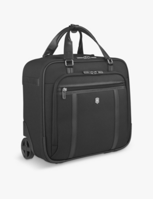 Wheeled Business woven briefcase 38cm