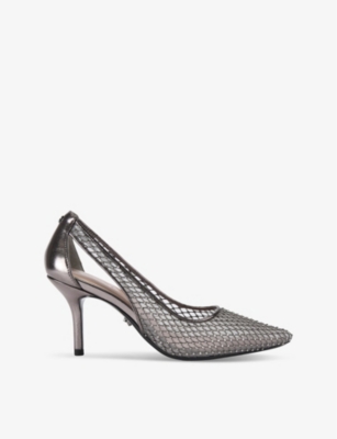 CARVELA: Hotsox crystal-embellished heeled mesh courts