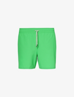 POLO RALPH LAUREN: Traveller logo-embroidered stretch recycled-polyester swim shorts