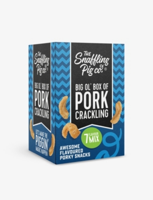 SNAFFLING PIG: Big Ol' Box of Pork Crackling gift set 280g