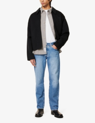 LEVIS: 501 Original straight-leg mid-rise jeans