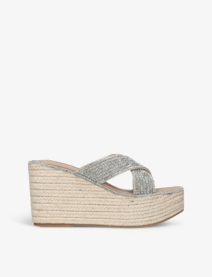 Steve madden green wedges on sale