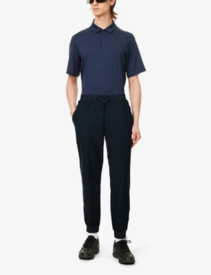 Lululemon Mens True Navy Abc Drawstring-waist Stretch Recycled-polyester Jogging Bottoms In True Navy