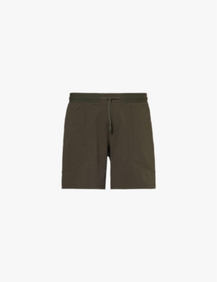 License 2 Train mid-rise stretch recycled-nylon shorts