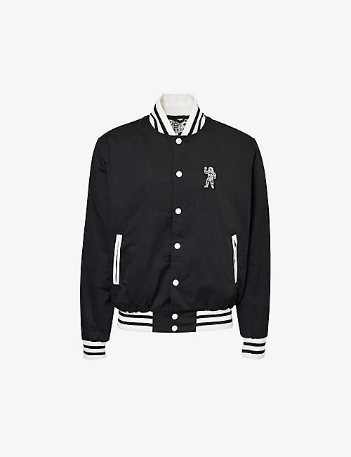 BILLIONAIRE BOYS CLUB: Arch brand-embroidered relaxed-fit cotton-blend jacket