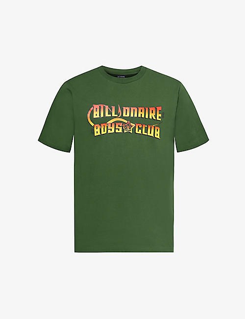 BILLIONAIRE BOYS CLUB: Hook It Up branded-print cotton-jersey T-shirt