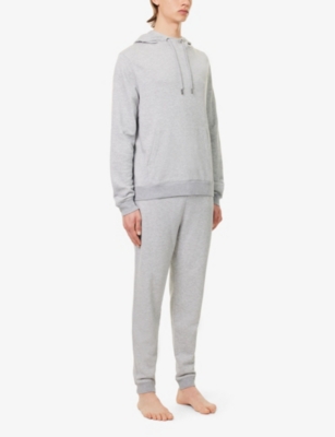 DEREK ROSE: Quinn tapered cotton-blend jogging bottoms