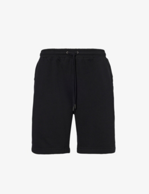 Shop Derek Rose Quinn Relaxed-fit Cotton-blend Shorts In Black