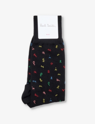 PAUL SMITH: Cotton-blend knitted socks