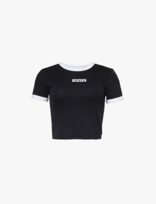 LEVIS: Logo-print slim-fit short-sleeve cotton-jersey T-shirt