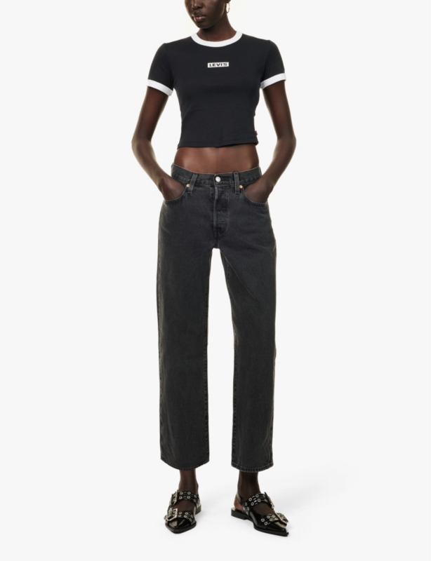 501 '90s mid-rise straight-leg denim jeans