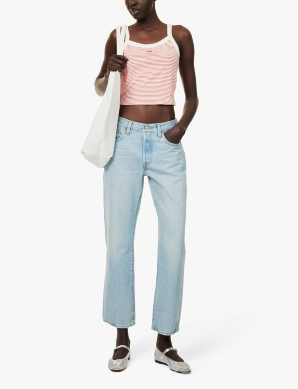 501 '90s five pocket straight-leg mid-rise denim jeans