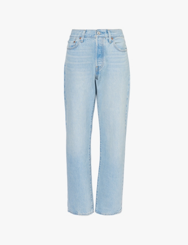 501 '90s five pocket straight-leg mid-rise denim jeans