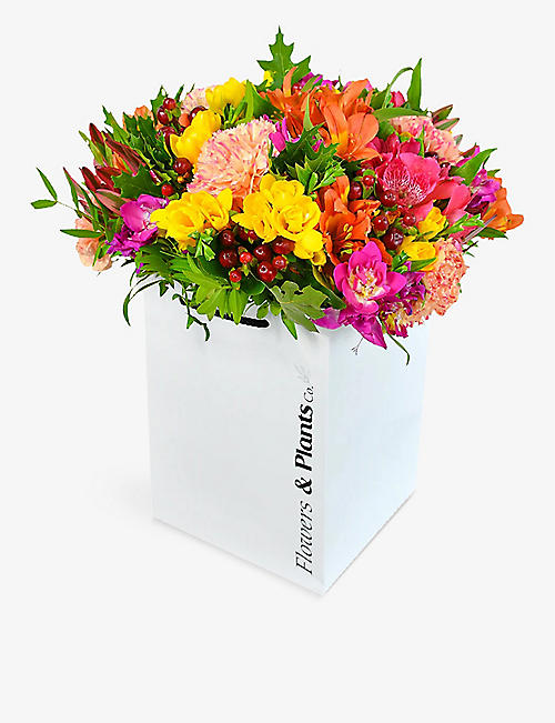 FLOWERS & PLANTS CO.: Rainbow Road fresh flower bouquet