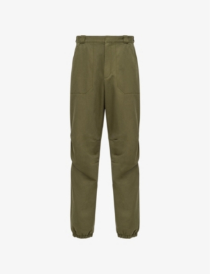 PRADA: Straight-leg regular-fit cotton trousers