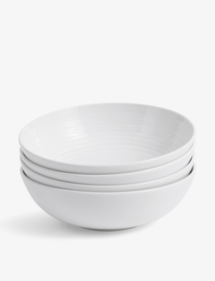 ROYAL DOULTON: Gordon Ramsay Maze stoneware bowls set of four