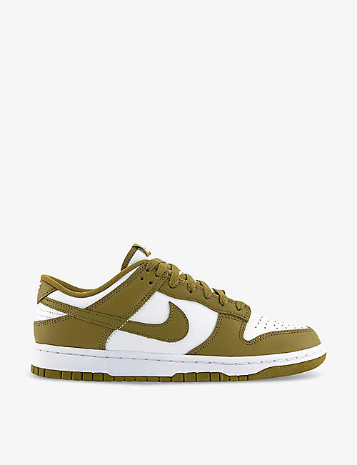NIKE: Dunk Low leather low-top trainers