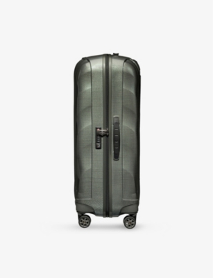 Shop Samsonite Metallic Green C-lite Spinner Hard Case 4 Wheel Cabin Suitcase 75cm
