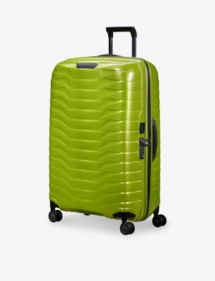 Shop Samsonite Proxis Spinner Hard Case Four-wheel Suitcase 75cm In Lime