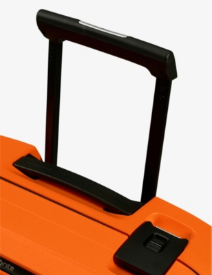 Shop Samsonite Papaya Orange Essens Spinner Hard Case 4 Wheel Recycled-polypropylene Cabin Suitcase 55cm