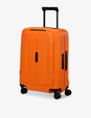 Shop Samsonite Papaya Orange Essens Spinner Hard Case 4 Wheel Recycled-polypropylene Cabin Suitcase 55cm