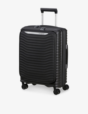 Shop Samsonite Black Upscape Spinner Expandable Four-wheel Shell Cabin Suitcase 55cm