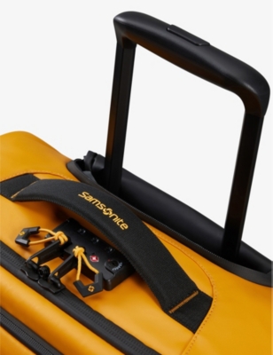 Samsonite Yellow Ecodiver Duffle Two-wheel Recycled-polyester Suitcase 55cm In Yellow