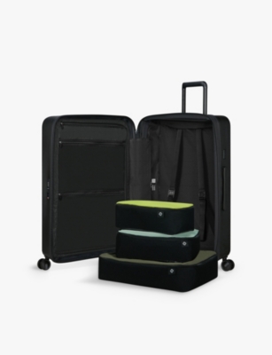 Samsonite Spinner Expandable 4-wheel Hard-shell Suitcase 75cm In Black