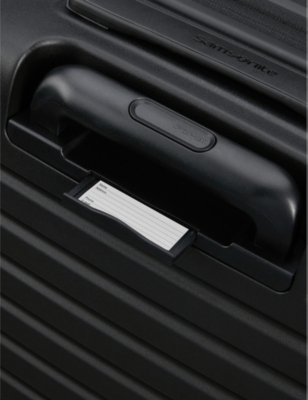 Samsonite Spinner Expandable 4-wheel Hard-shell Suitcase 81cm In Black
