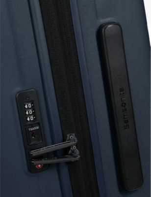 SAMSONITE: Spinner expandable four-wheel hard-shell checked suitcase 81cm