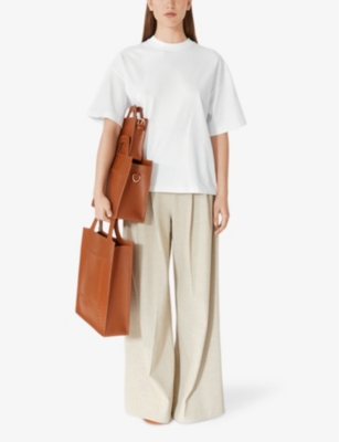 Shop Lovechild Women's Bright White Aria Boxy-fit Short-sleeve Organic-cotton T-shirt